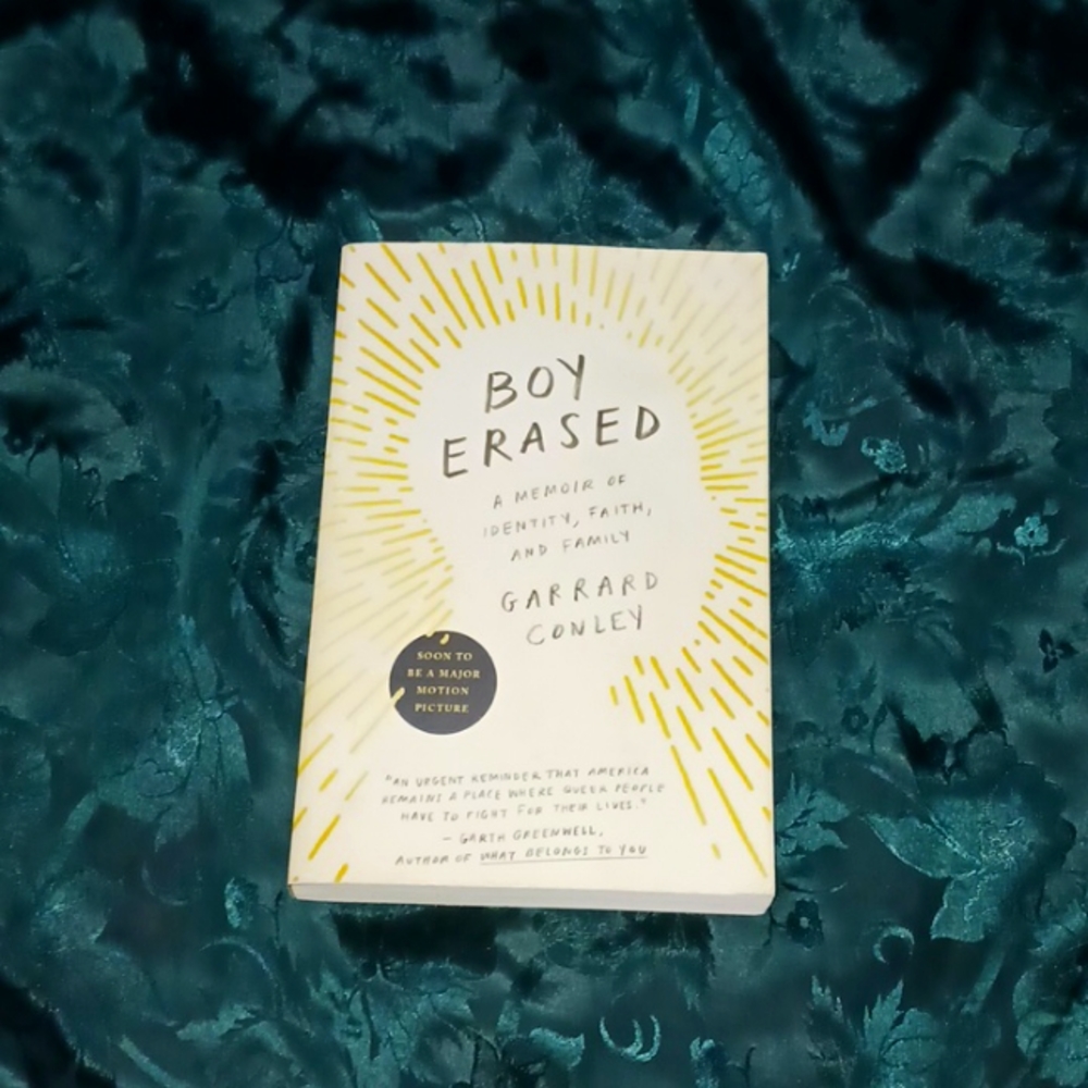 Boy Erased Book by Garrard Conley